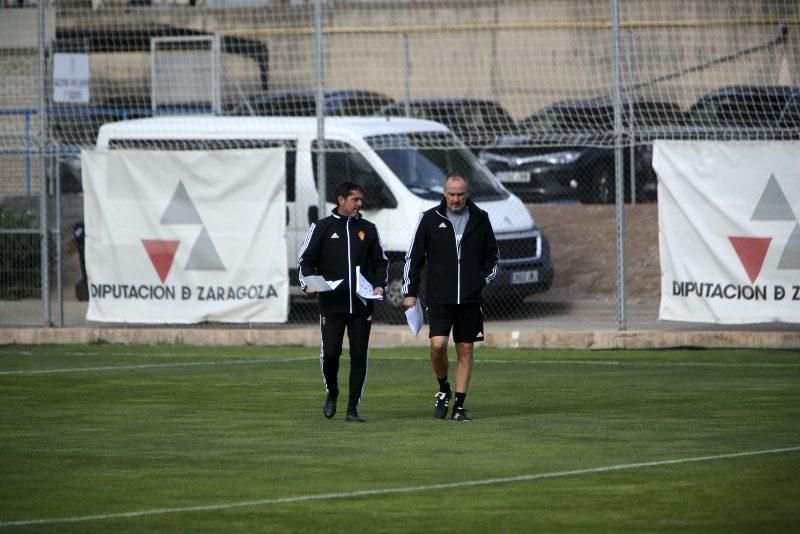 EL Zaragoza prepara el partido contra el Mirandés