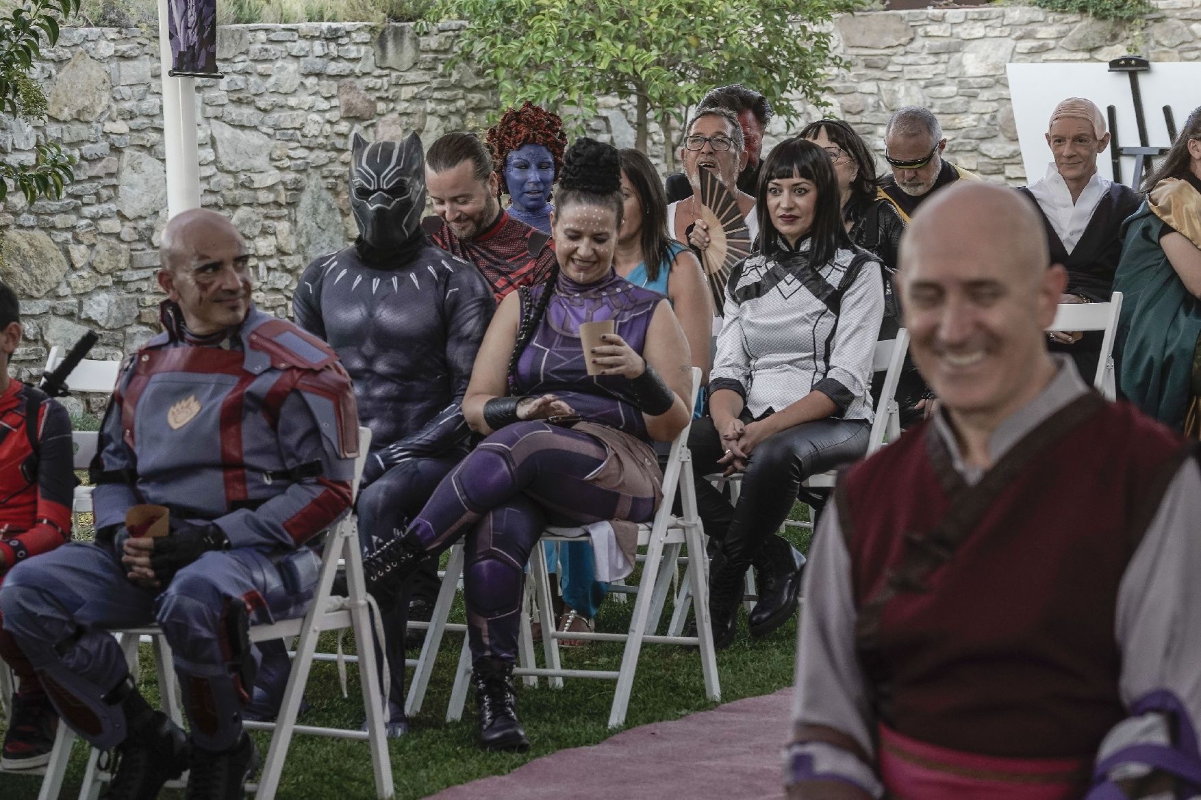 Mira les fotos del casament temàtic de Marvel a Sallent
