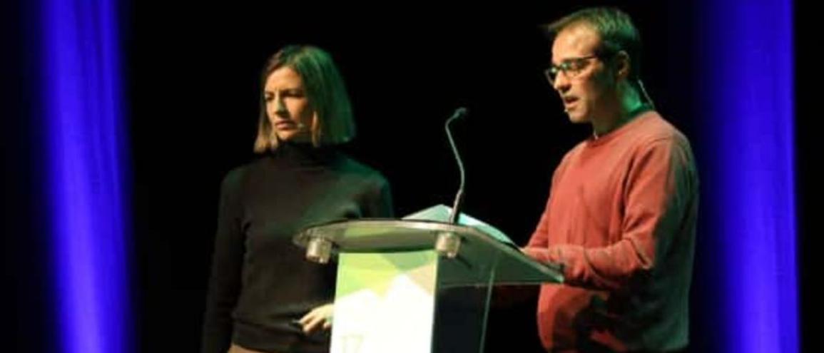 Alicia Zamora e Iván Duque, durante su ponencia. | C. P.
