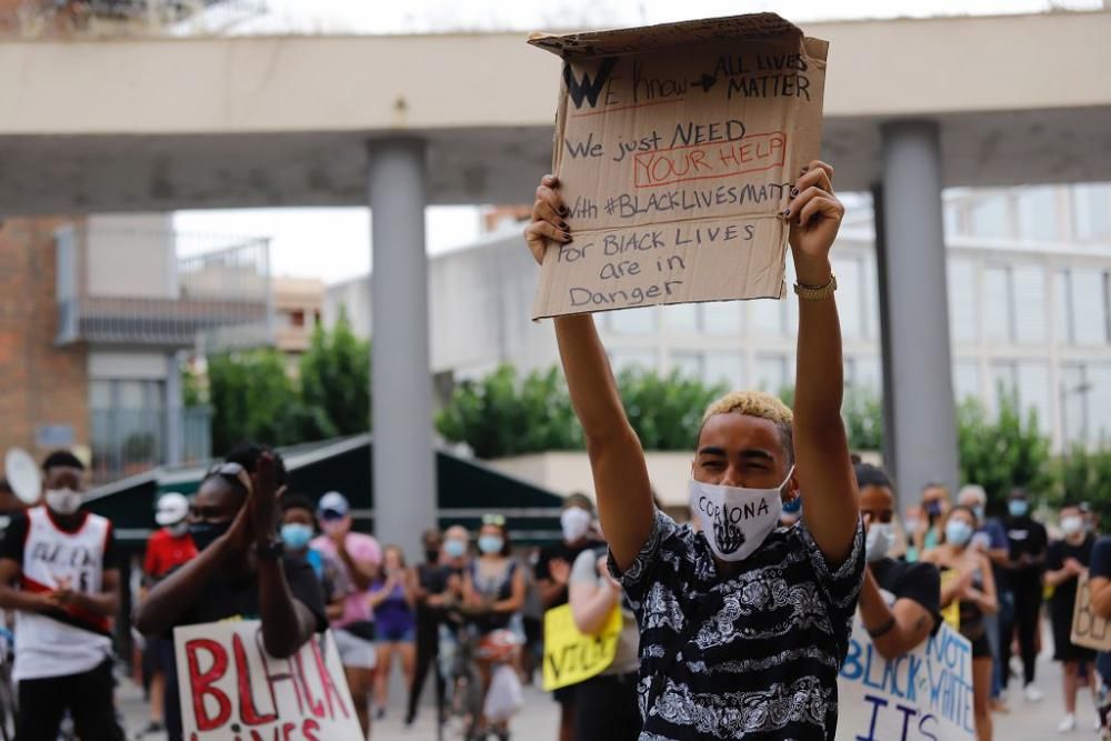 Protesta contra el racismo en Murcia