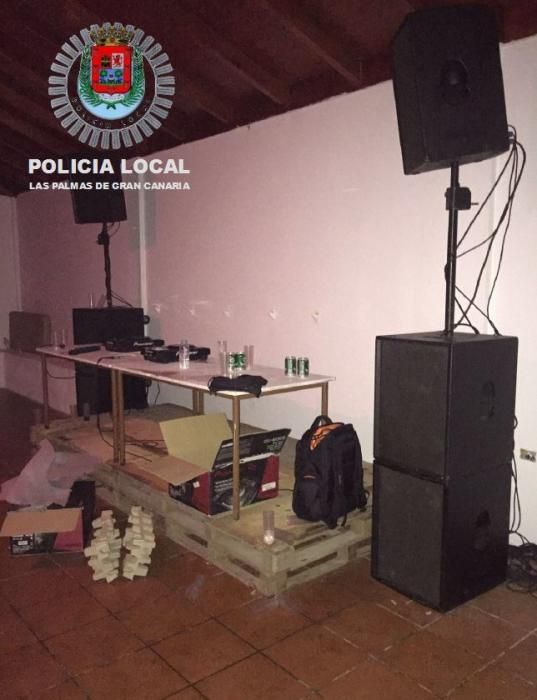 Fiesta ilegal paralizada por la Policía Local en Almatriche