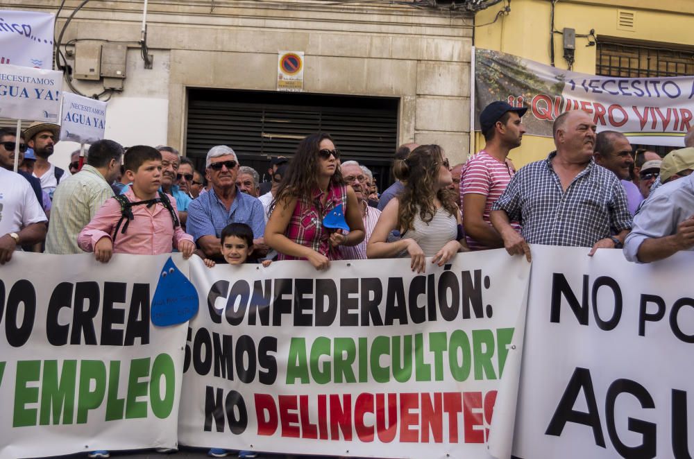 Tensión en la protesta de los agricultores