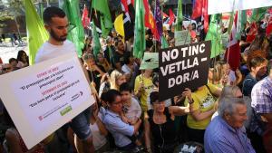 Manifestación para pedir más recursos para la escuela inclusiva