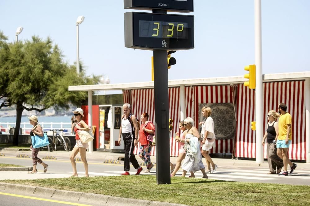 Ola de calor en Asturias