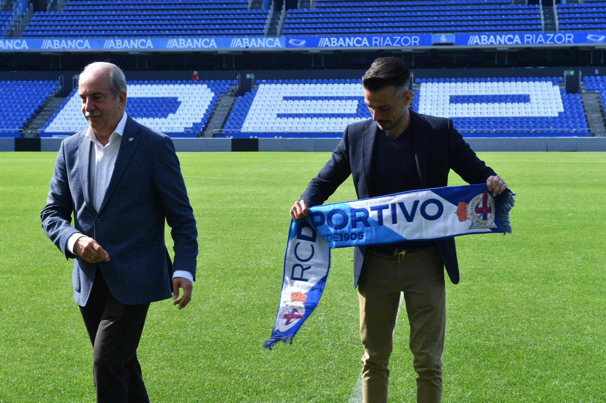 Presentación de Rubén de la Barrera en su vuelta a casa