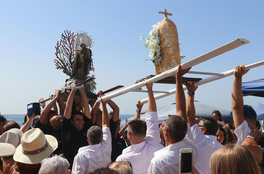 Virgen del Carmen de los submarinistas en La Malagueta