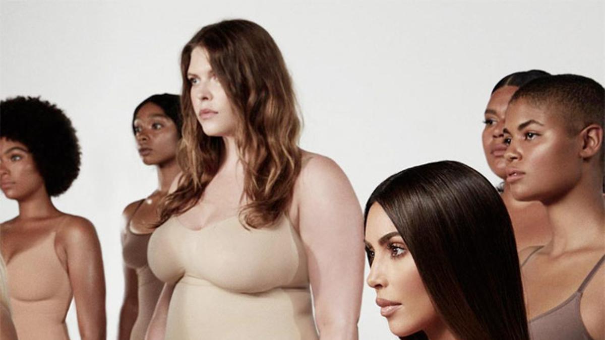 Kim Kardashian lanza Skims, una marca de fajas para todas las tallas