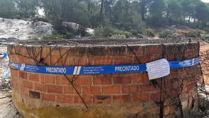 Uno de los 32 pozos precintados en Doñana y la Vega del Guadalquivir por captación ilegal
