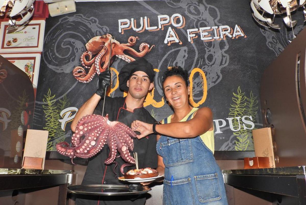 El pulpo, un clásico en el Restaurante Atarazana.   | // FERNANDO CASANOVA