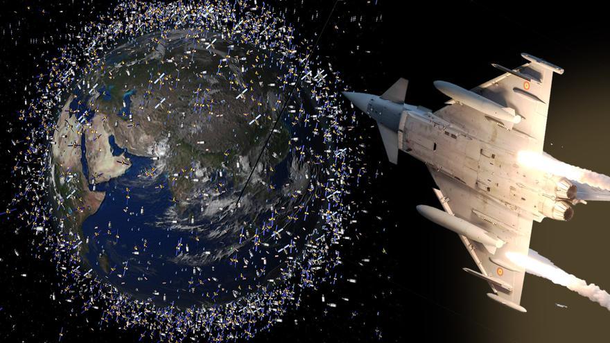 Vigilar la basura orbital, primera misión espacial del Ejército