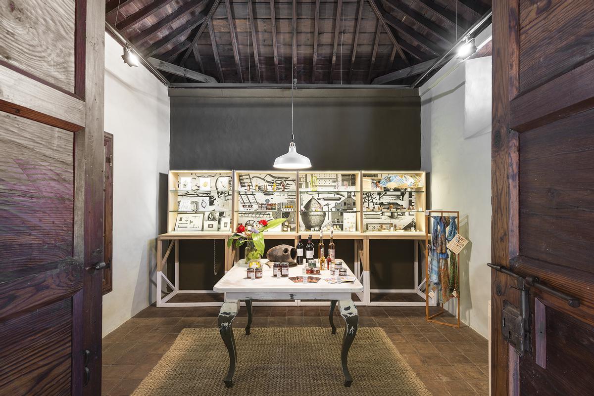 Imagen del interior de la Casa de Carta.