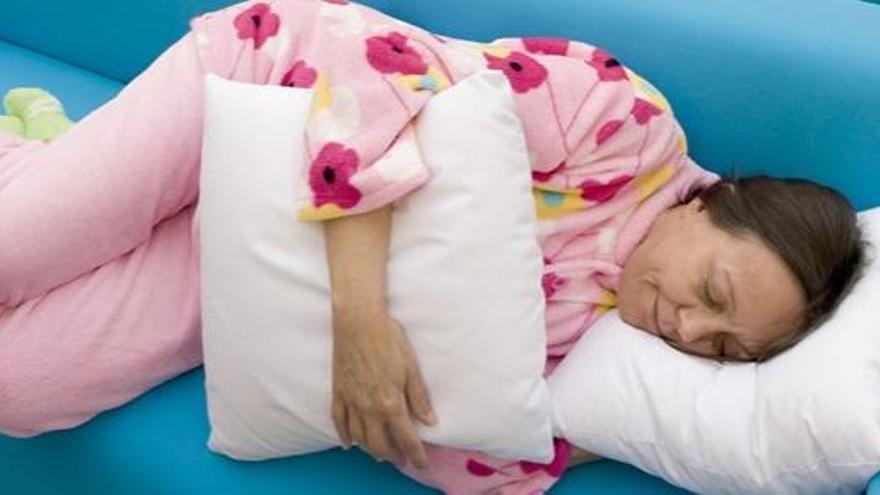 Una mujer, en el último Campeonato de Siesta celebrado en Madrid.