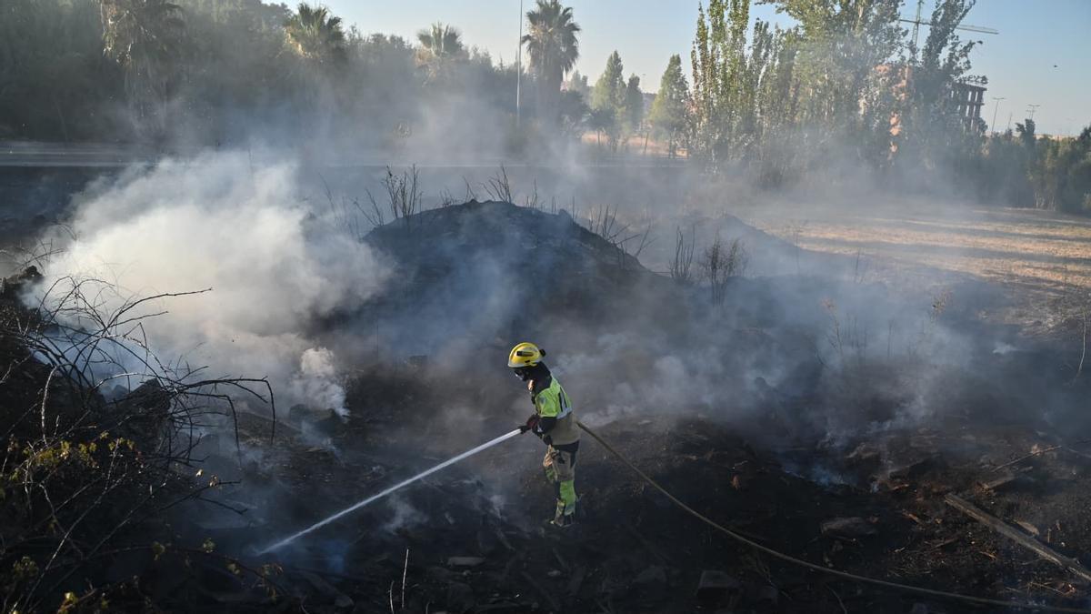 Fotogalería | Las imágenes del incendio en Vegas del Mocho en Cáceres