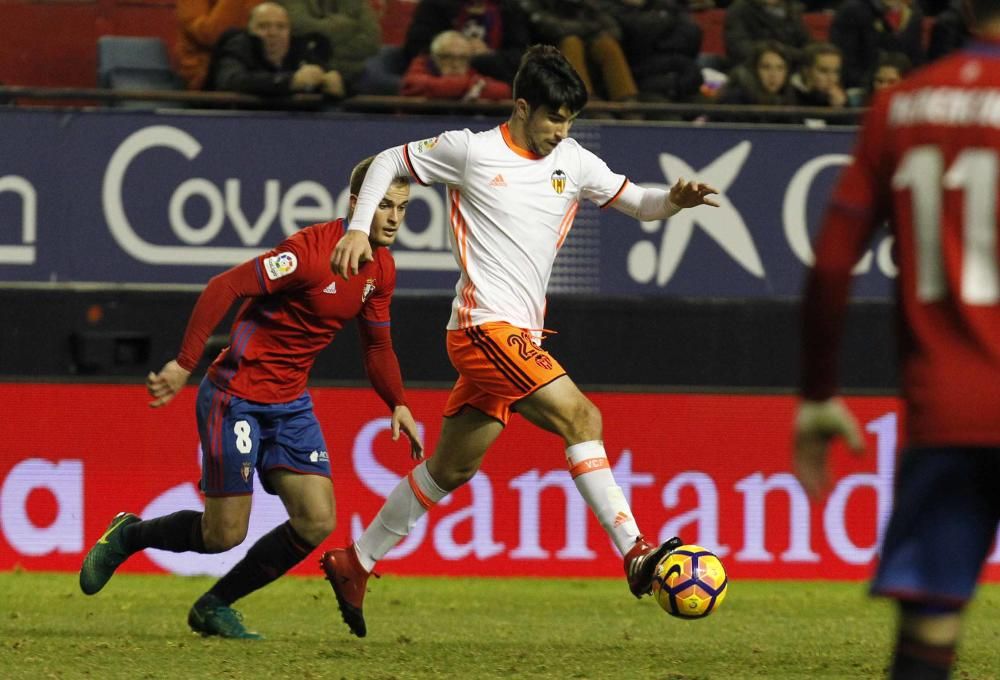 Las imágenes del Osasuna - Valencia