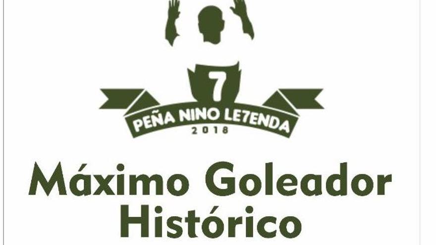 Pancarta de la peña &quot;Nino Leyenda&quot;