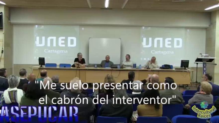 &quot;El cabrón del interventor&quot; se despacha contra Guarido en una conferencia