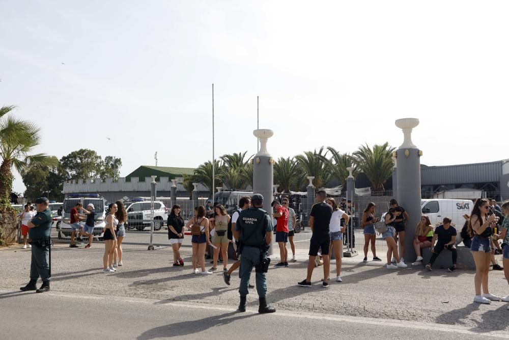 La Guardia Civil precinta el Marenostrum Festival