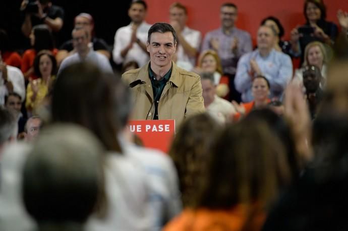 Las Palmas de Gran Canaria. Mitin de Pedro Sánchez  | 14/04/2019 | Fotógrafo: José Carlos Guerra