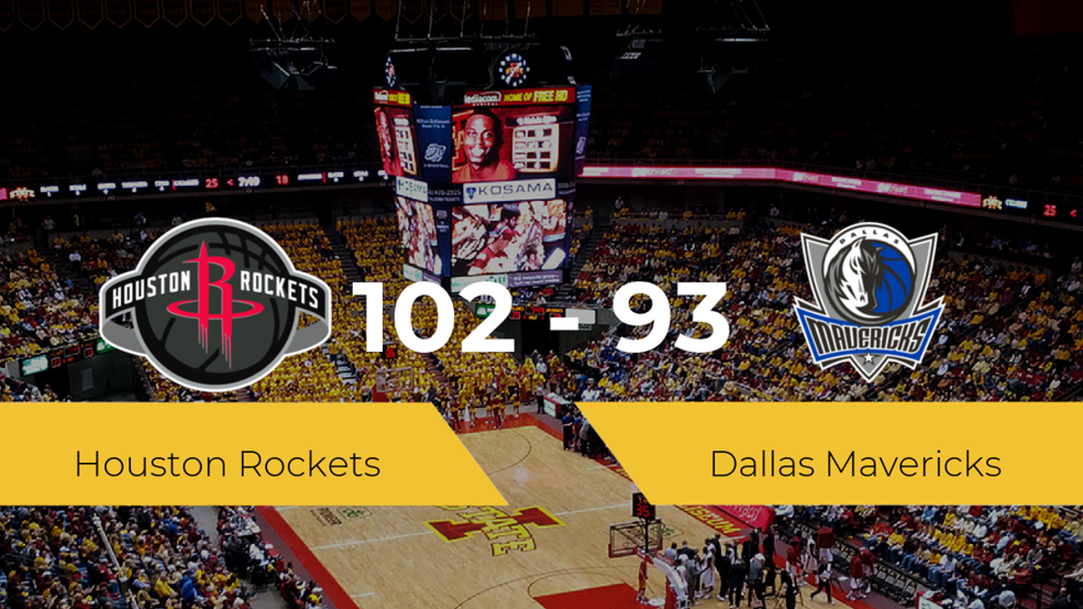 Houston Rockets consigue la victoria frente a Dallas Mavericks por 102-93