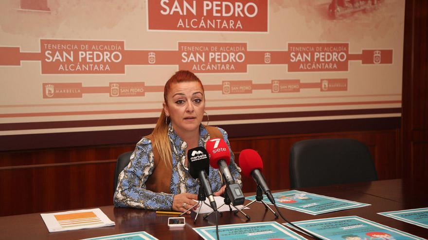 Gema Midón, ex directora general de Cultura de San Pedro, en una de sus intervenciones.