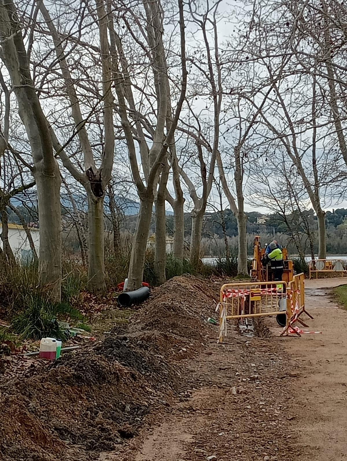 Les obres de la polèmica tocar del jaciment de la Draga.
