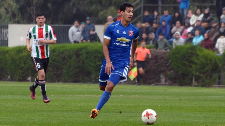 El chileno Franco Lobos en una imagen del Universidad  de Chile