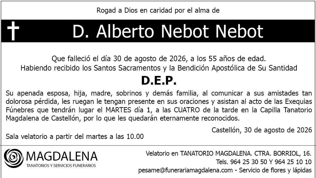 D. Alberto Nebot Nebot