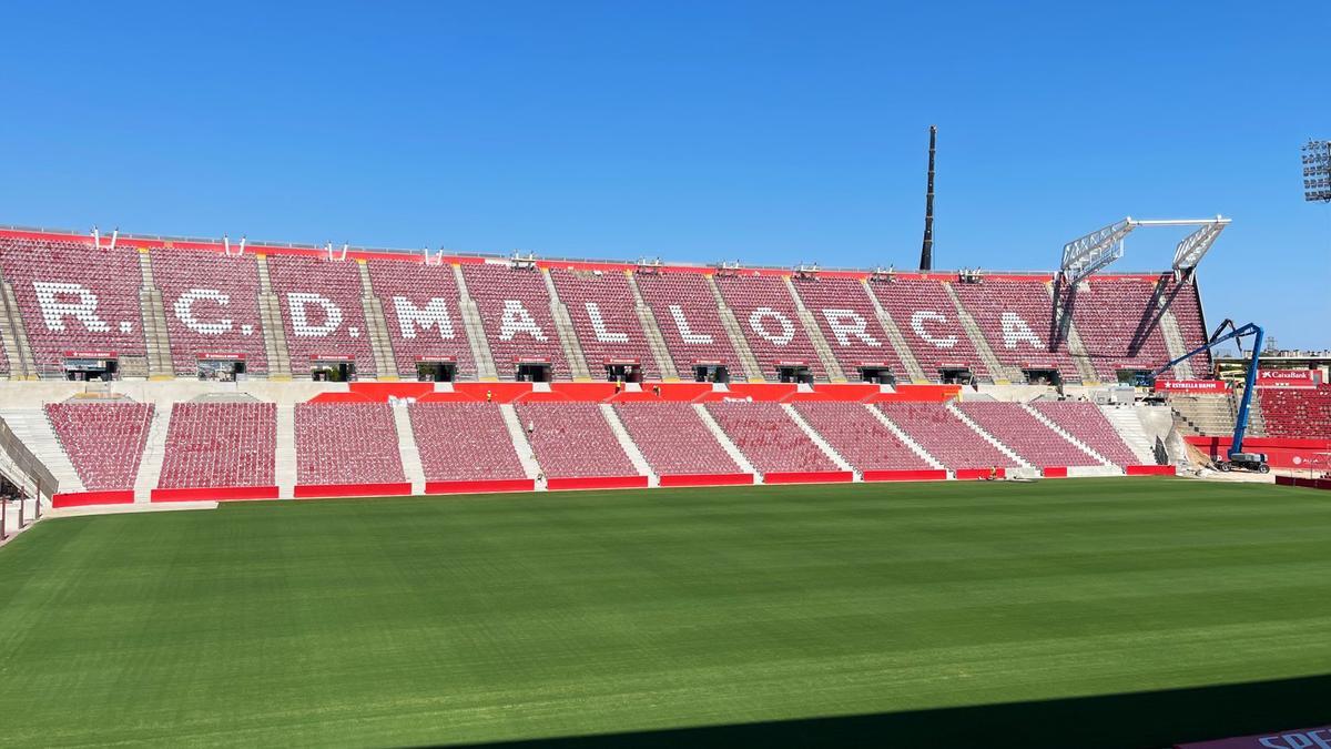 Imagen del campo de fútbol del Real Mallorca.