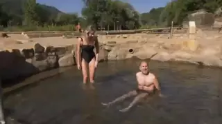 El viral vídeo del alcalde de Ourense y su concejala bañándose en unas termas