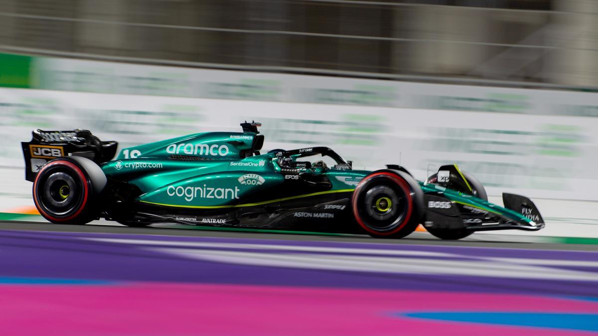 Fernando Alonso saldrá segundo en el GP de Arabia Saudí.