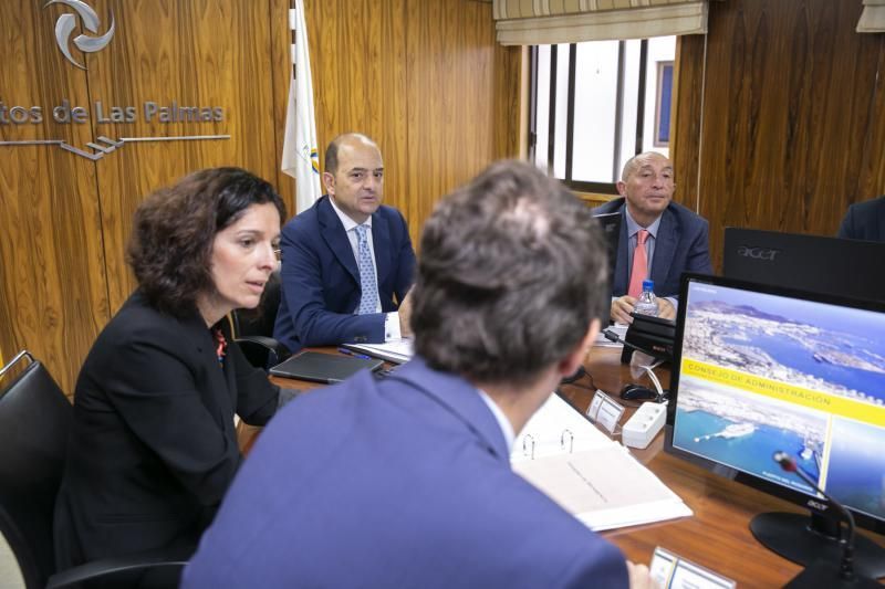 24.05.18. Las Palmas de Gran Canaria. Primer Consejo de Administración de la Autoridad Portuaria de Las Palmas, presidido por Juan José Cardona. Foto Quique Curbelo  | 24/05/2018 | Fotógrafo: Quique Curbelo