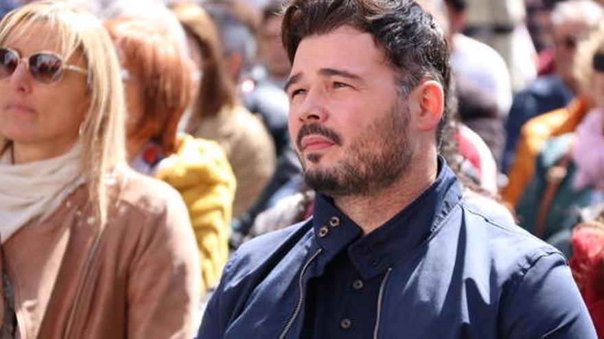 Rufián diu que si el PSC guanya a Catalunya el 28-A també «guanya Cs»