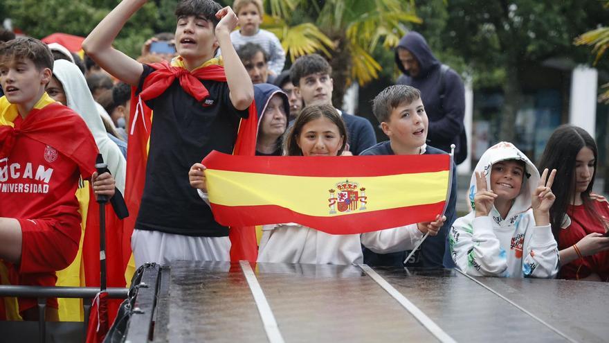 La ‘Plaza más Roja’ se bañó con la euforia de la Eurocopa