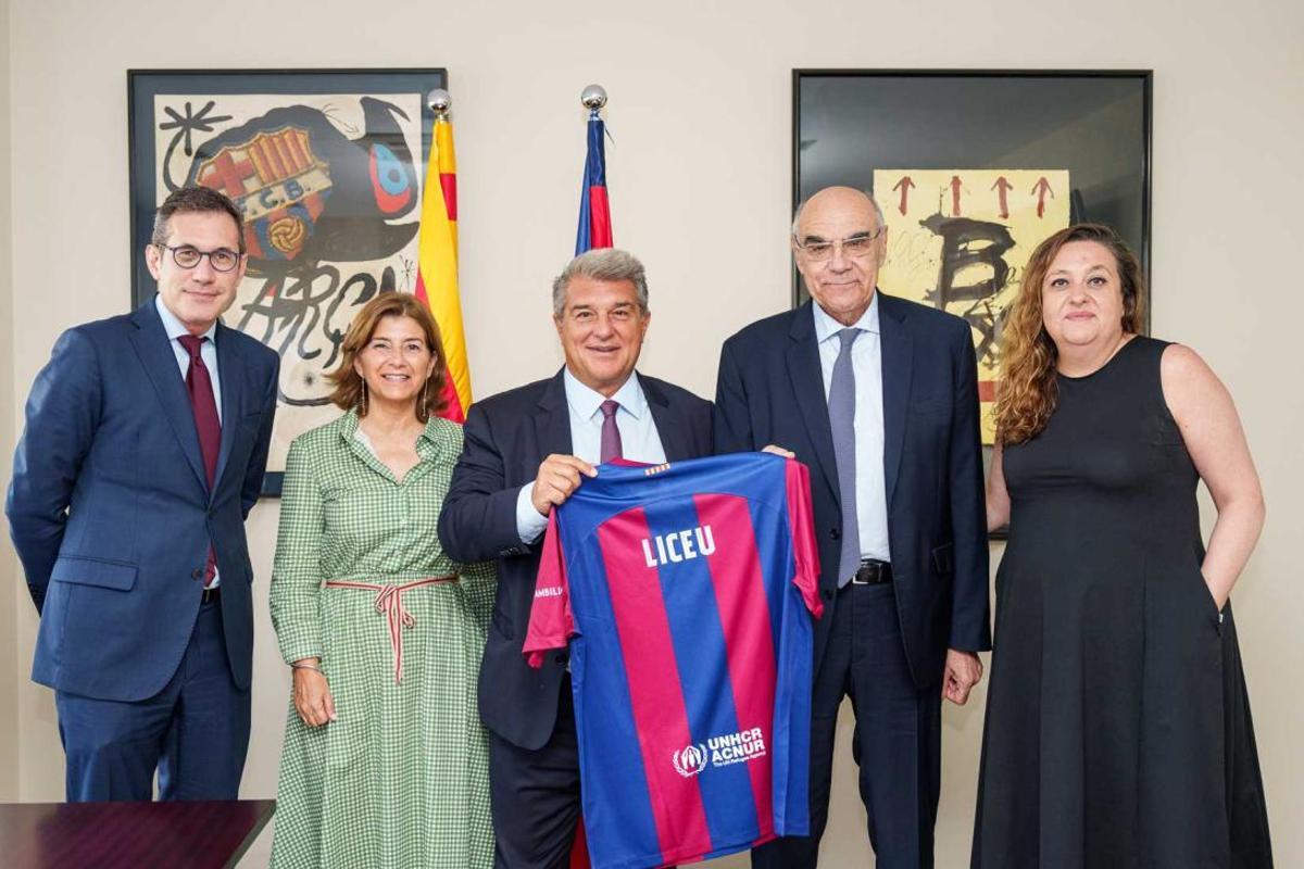 El Liceu i el FC Barcelona acorden fomentar l’òpera El Liceu i el FC Barcelona acorden fomentar l’òpera