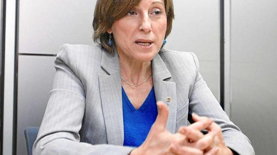 La presidenta del Parlament, Carme Forcadell