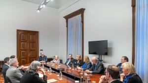 Recepción municipal de los evaluadores de la convención de Rotary Internacional