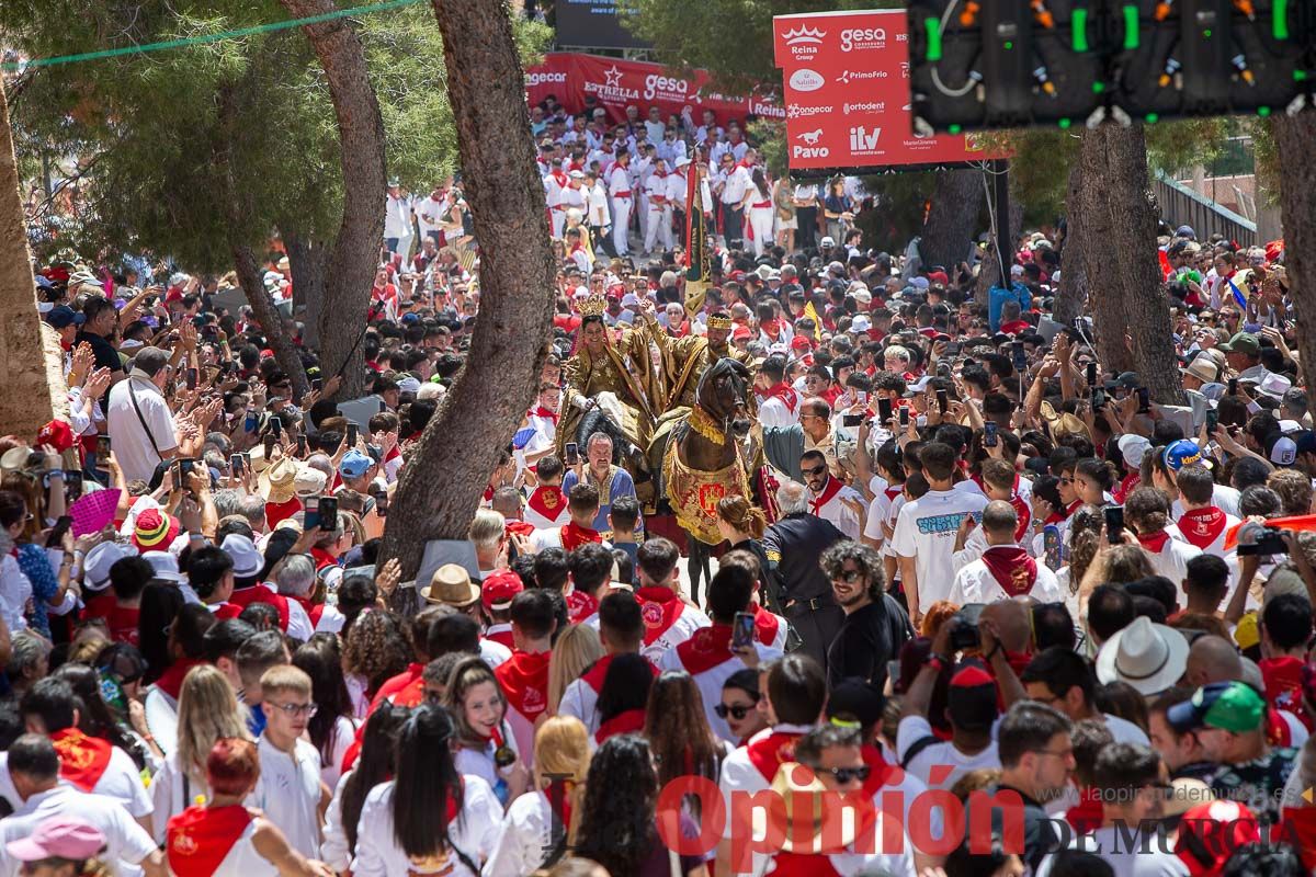 Moros y Cristianos en la mañana del dos de mayo en Caravaca