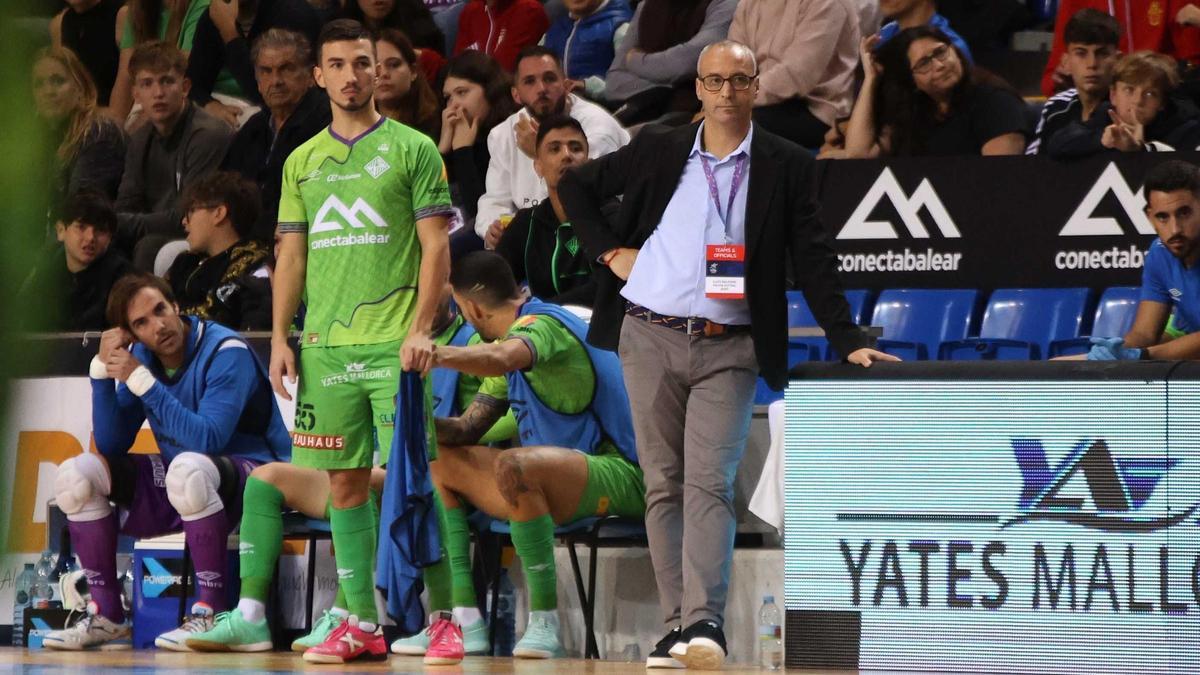 Antonio Vadillo, durante el partido ante el Hit Kiev