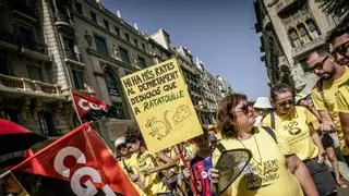 La escuela catalana vuelve a la huelga el 26 de noviembre tras el ajustado 'no' en la consulta sindical a los docentes