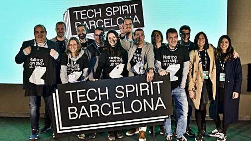 Imatge de grup dels impulsors del Tech Spirit Barcelona