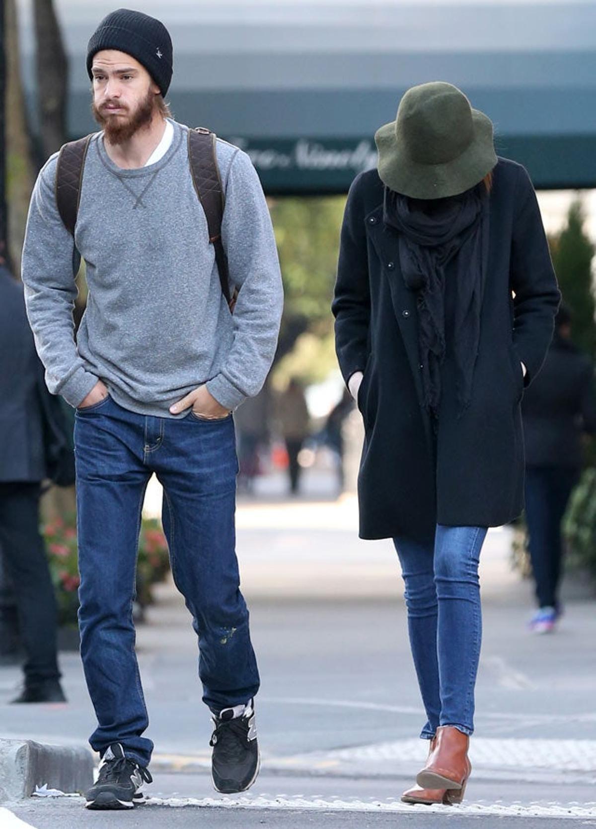 Andrew Garfield y Emma Stone, de paseo por Nueva York