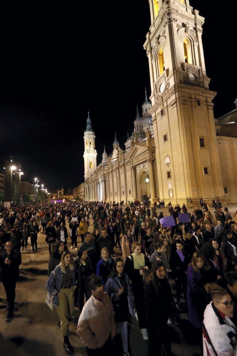 Fotogalería del 8-M en Zaragoza