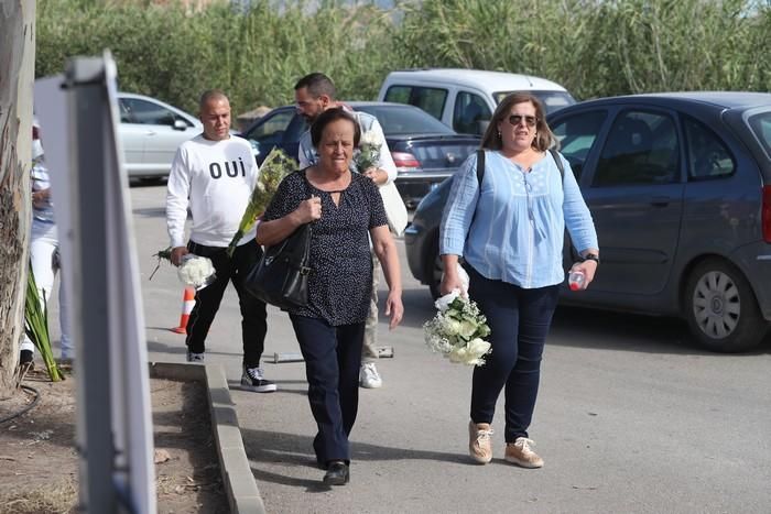 Día de Todos los Santos en el cementerio de Lorca