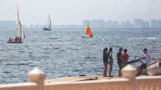 El Mar Menor consolida su mejoría tras la crisis de julio por las altas temperaturas