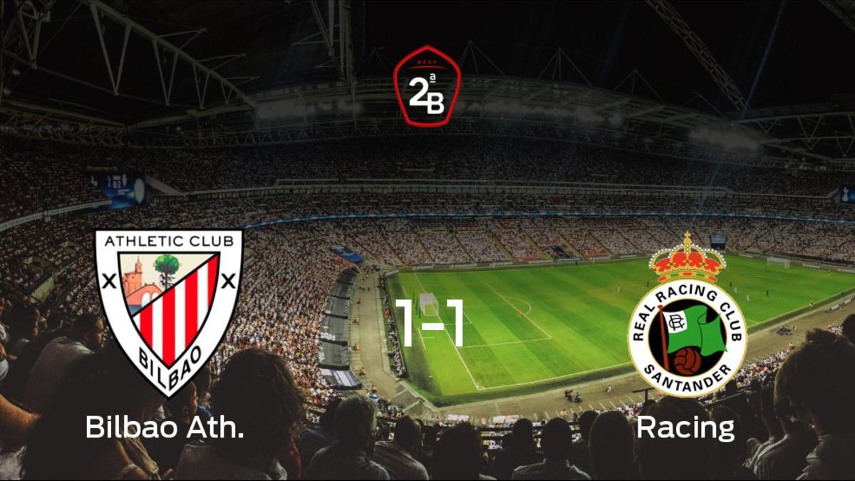 Bilbao Ath. 1-1 Racing: El Bilbao Ath. y el Racing se reparten los puntos