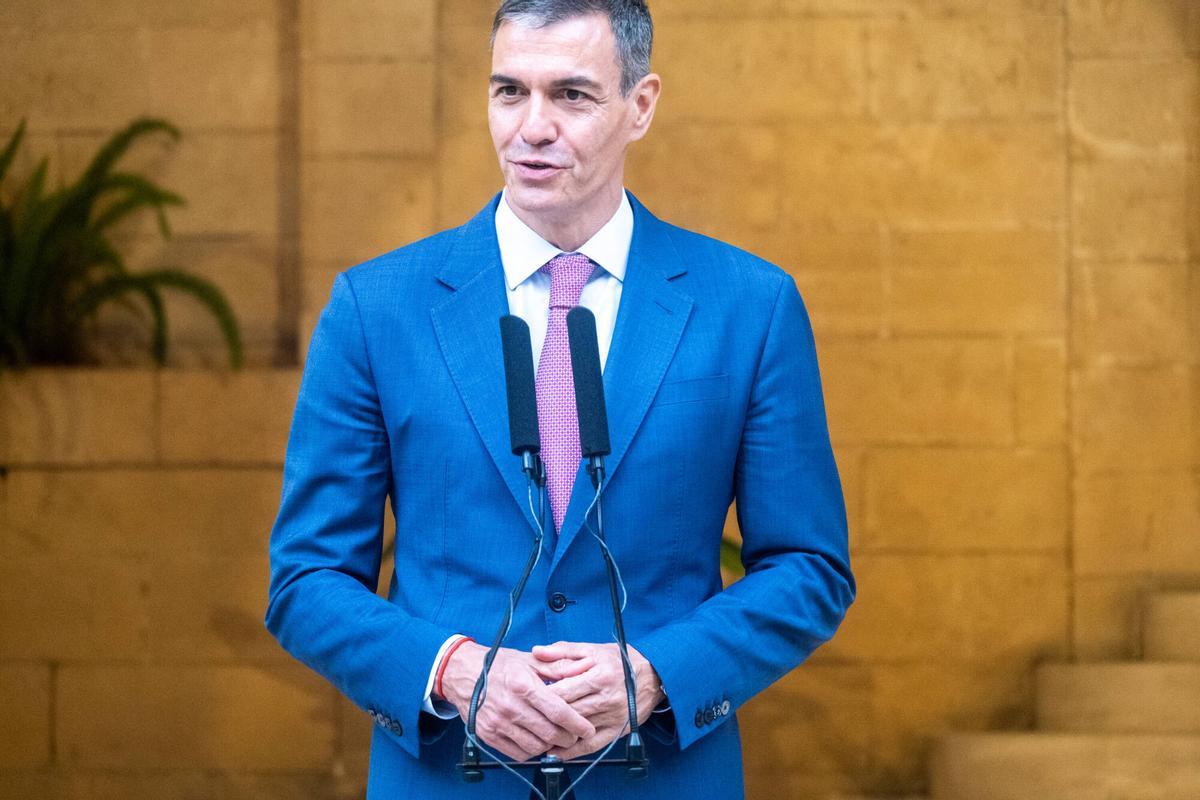 El presidente del gobierno Pedro Sánchez El presidente del gobierno Pedro Sánchez