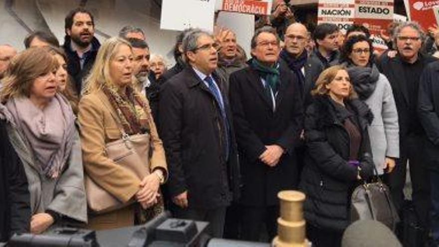 Saldoni, com Bonvehí, va ser a Madrid per donar suport a Homs