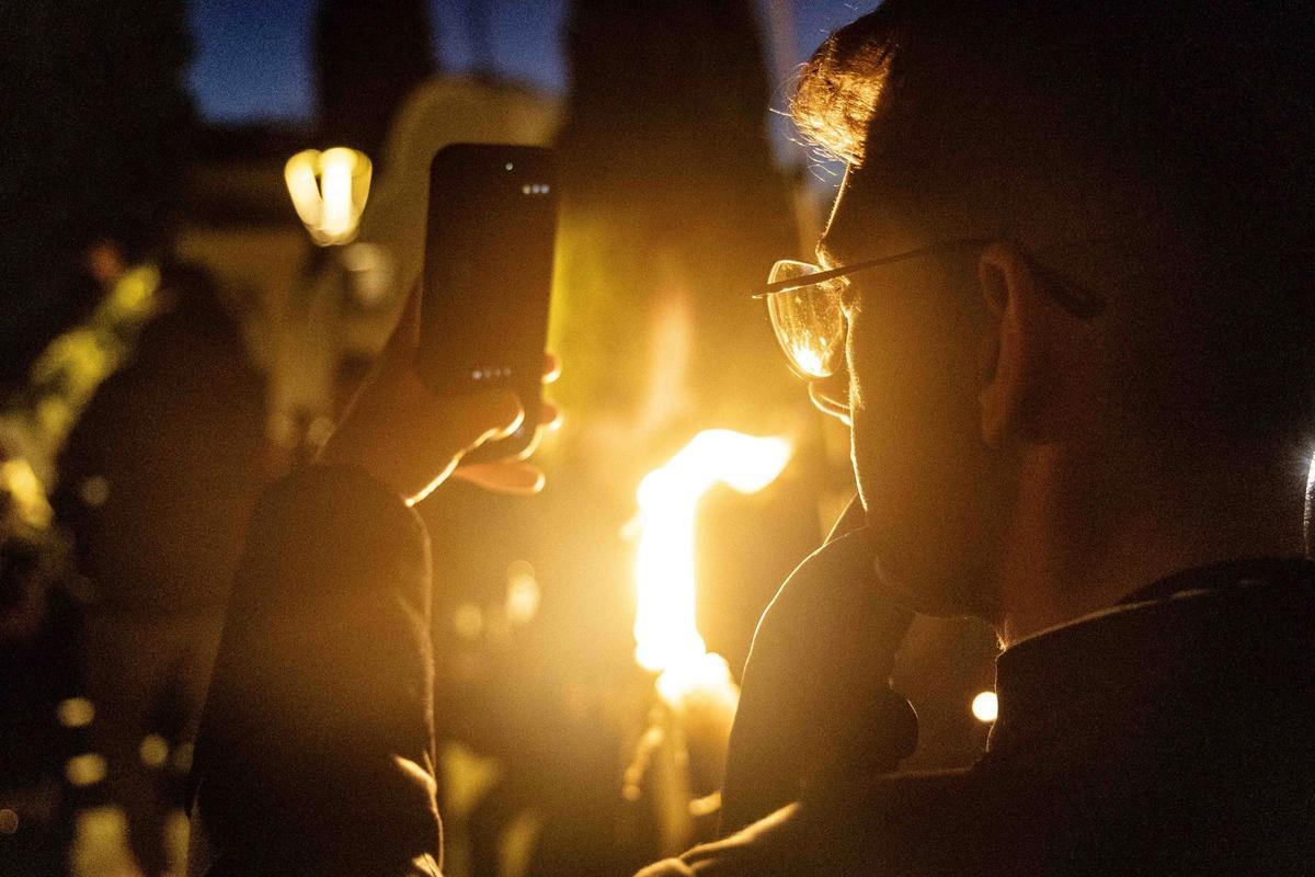 Los momentos más destacados del Viacrucis de la Semana Santa de Sagunt