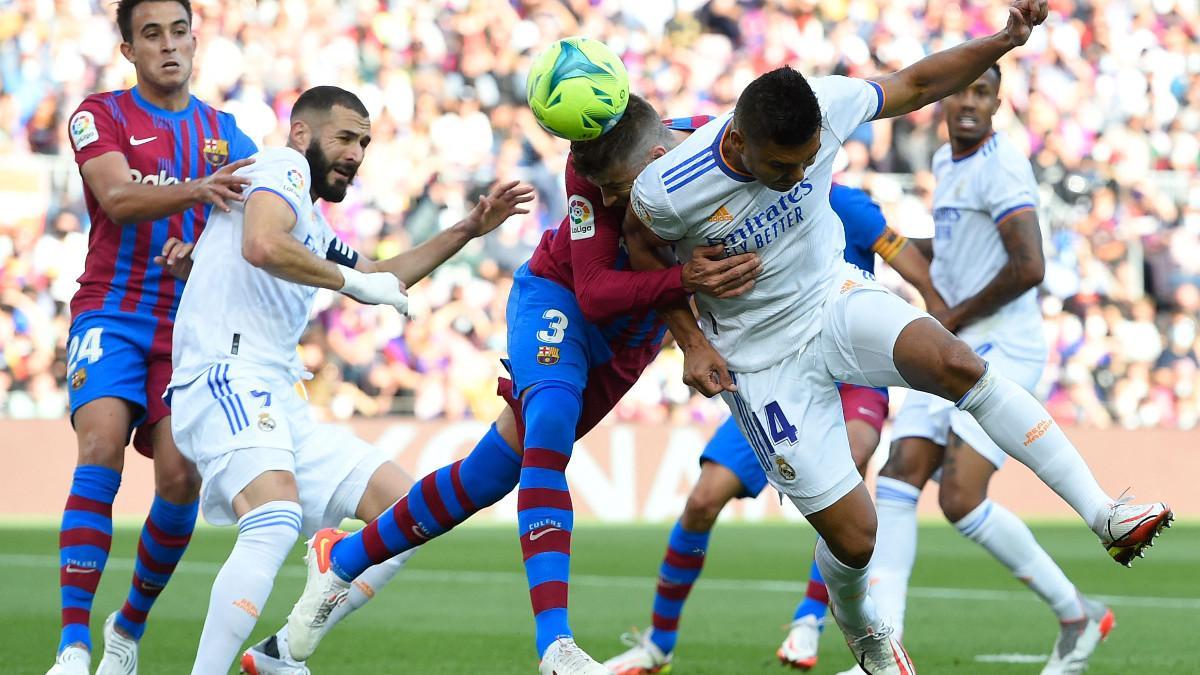 Imagen de una acción durante el Clásico