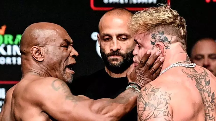 Bofetada de Mike Tyson a Jake Paul